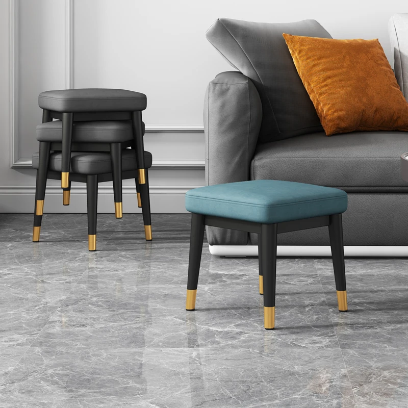 Light Luxury Small Stools for Household Use Can Be Stacked T