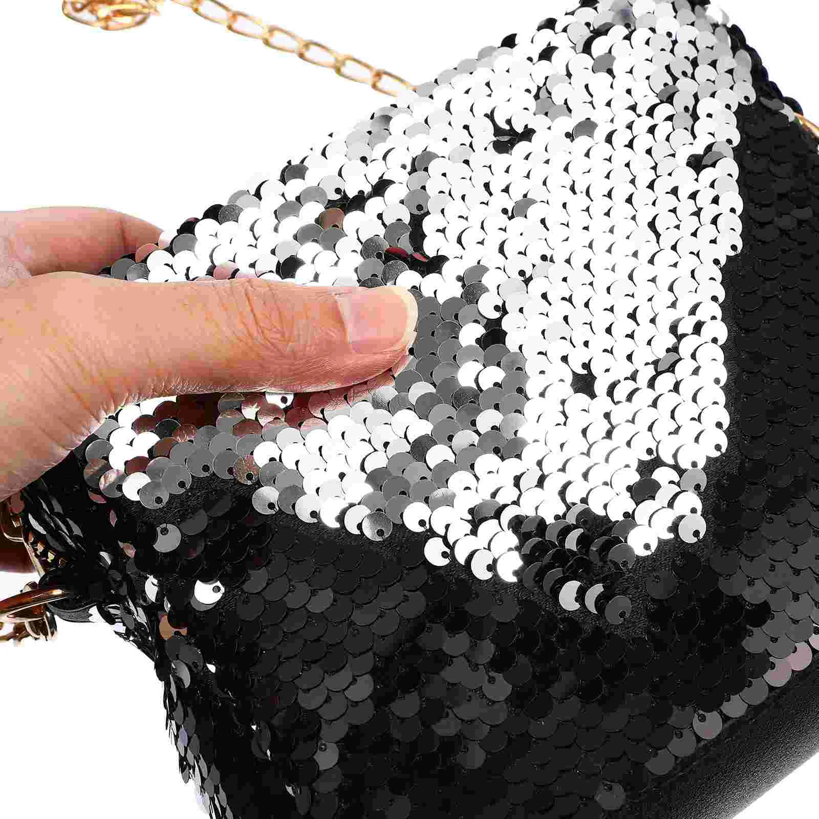 Сумка-клатч с блестками женский кошелек через плечо сумка для сумки-мессенджера