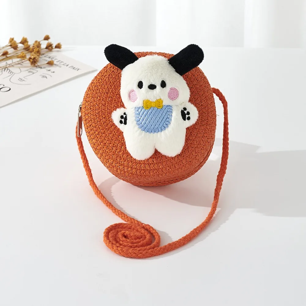 Повседневные однотонные соломенные сумки на плечо маленькие мессенджеры