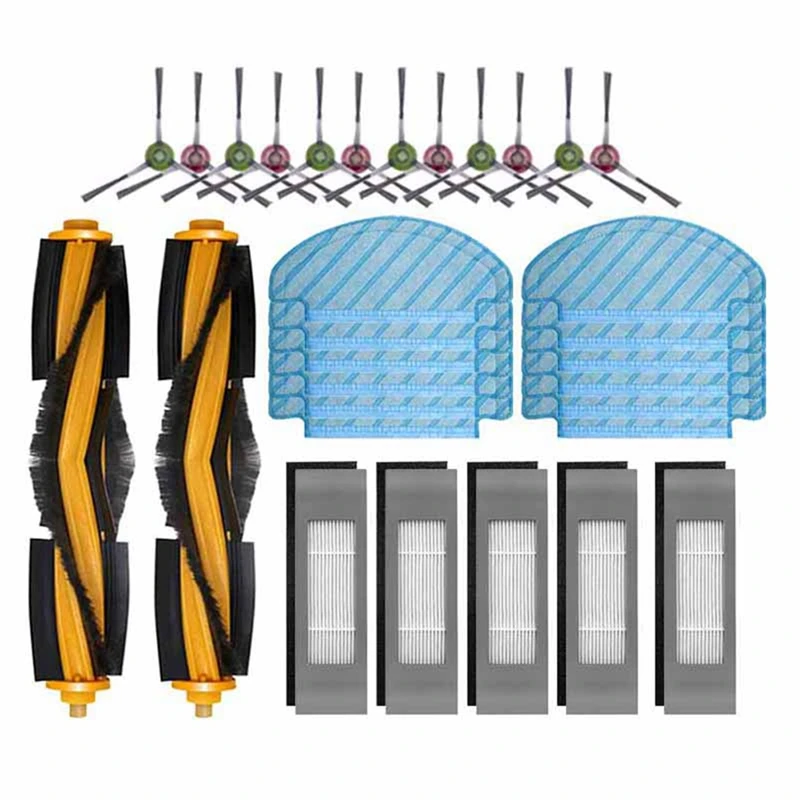 

For ECOVACS Deebot T9 AIVI T8 AIVI N8 Pro Robot Vacuum Cleaner Mop Cloth Side Main Brush Filter Kits