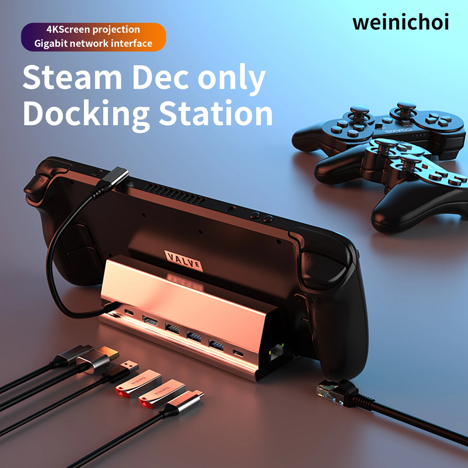 

Usb-удлинитель для ПК Gibabit, разветвитель 4k Hd, док-станция, периферийные устройства для компьютера, Прямая поставка