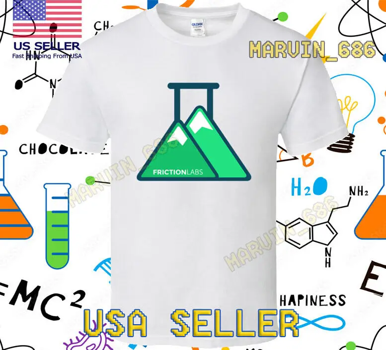 Новая футболка фрикционная лаборатория скалолазание гонки логотип смешной