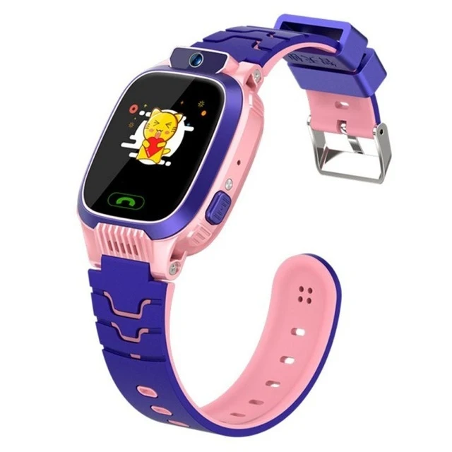 Детские умные смарт-часы Smart Baby Watch Y79 2G с поддержкой GPS HD камера SIM card (Розовый) |