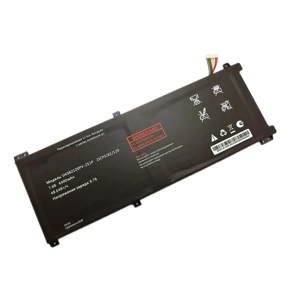 Фото Новый аккумулятор для ноутбука U4382120PV-2S1P для CJ15Q01P 7,6 В 6400 мАч 48,64 Втч 10PIN 8 линий Q354-N156B-UTL FLTP-5i3 CJ15Q01P №2