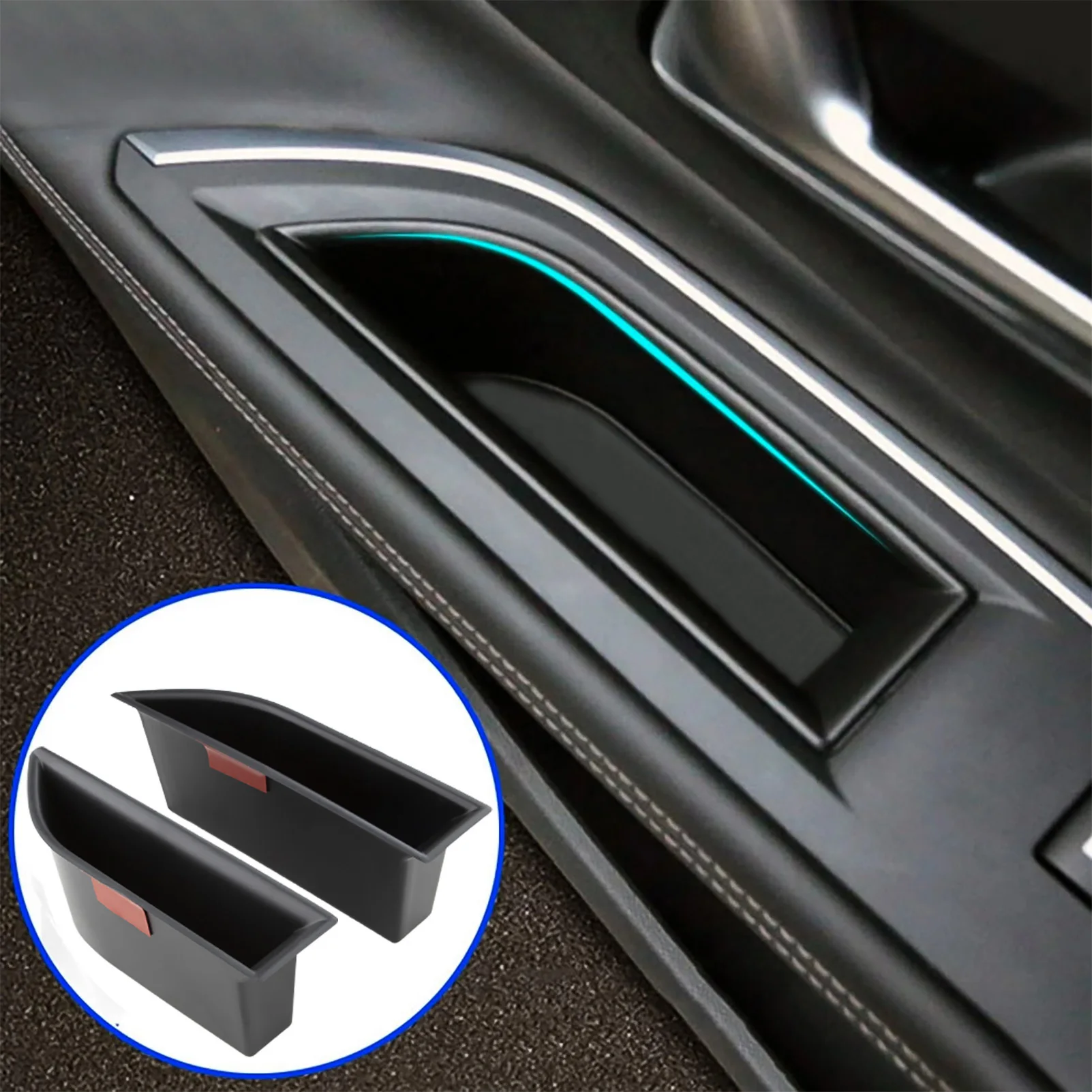 

1 Pair/2 Pcs Front Door Handle Storage Box Container for Peugeot 3008 5008 GT Line NEW