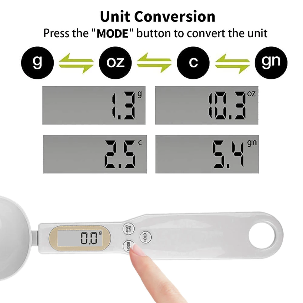 500g LCD Digital Kitchen Scale Electronic Cooking Food Weight Measuring Spoon Grams Coffee Tea Sugar Tools |