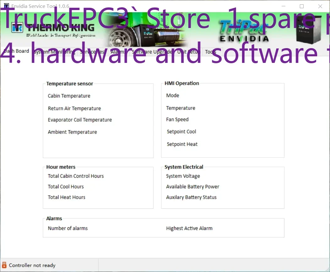 TruckEPC3 TruckEPC3 Thermo King Инструмент обслуживания Envidia 1.0.6 (art.: 3920cefb331f1) - 3920cefb331f1