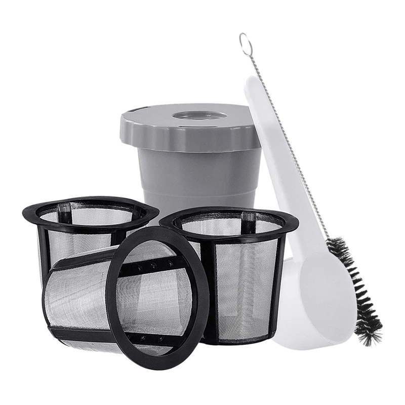 

Reusable Coffee Filter Set For Keurig My K-Cup Refillable Coffee Pod Filter Fits For B30 B40 B50 B60 B70 Series