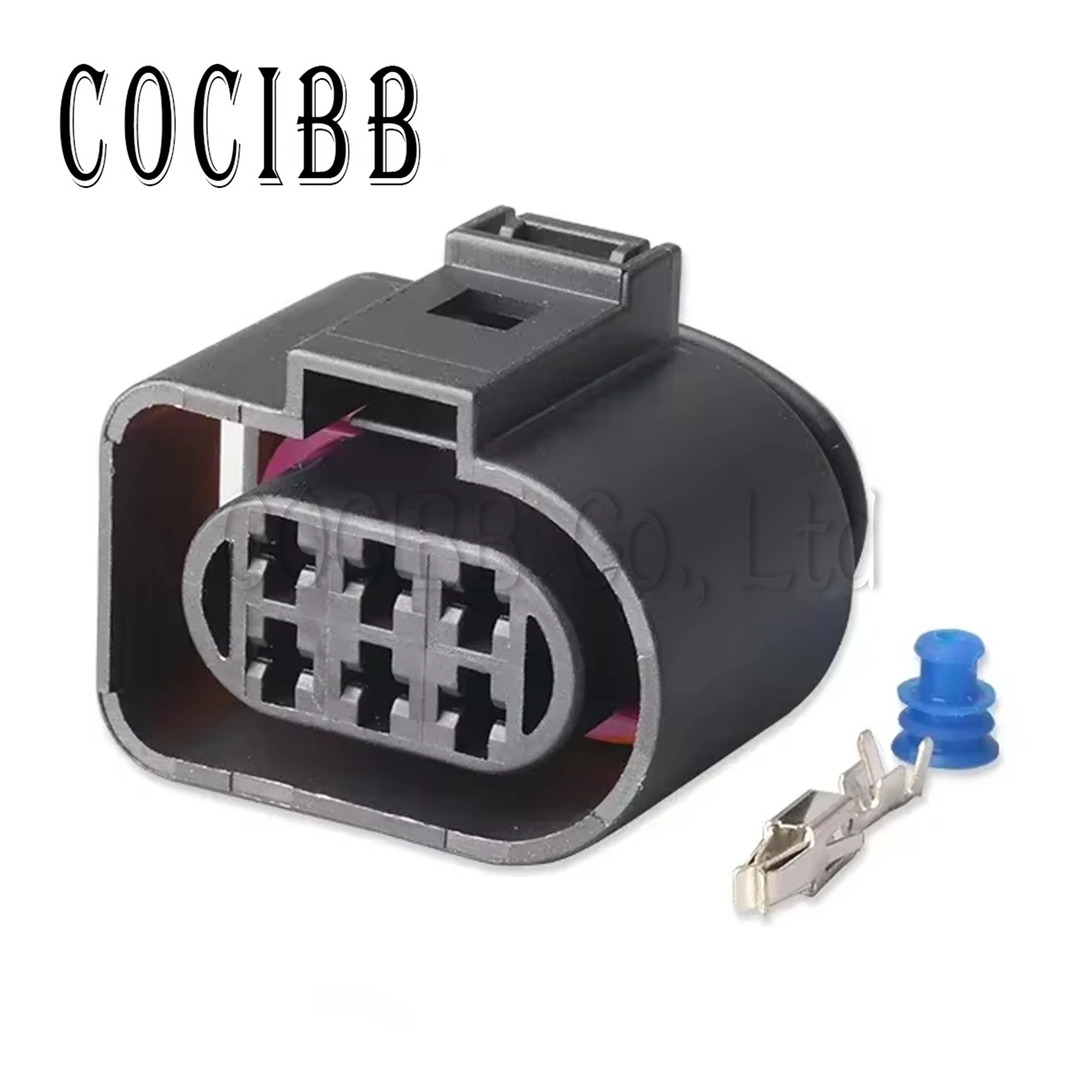 

1 комплект, 6-контактный 1J0973833 1J0973733, автоматический разъем датчика кислорода 3,5 мм, мужской и женский, электрическая вилка дроссельной заслонки для автомобильных проводов AUDI