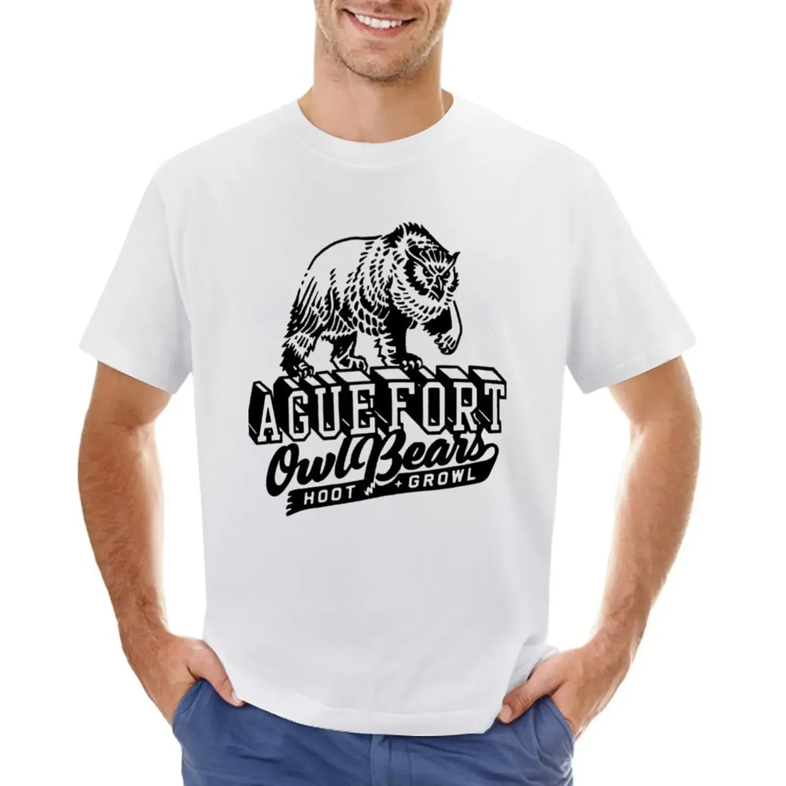 Футболка размера Aguefort летний топ мужские футболки на заказ