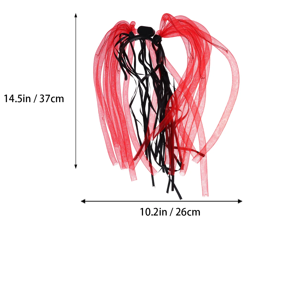Аксессуары для Хэллоуина повязка волос со вспышкой коса светодиодный головной