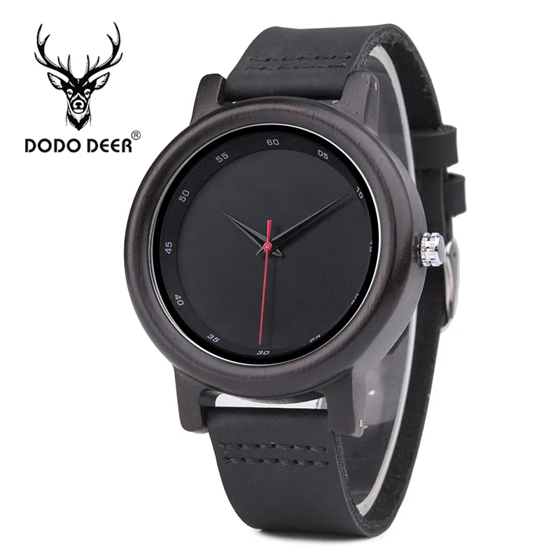 

DODO DEER Sandalwood watch men's Japanese quartz movement hot selling wood watch
