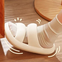 2022 unisex slippers soft sole eva beach sandals summer outdoor slides woman men bathroom bath anti slip household flat shoes