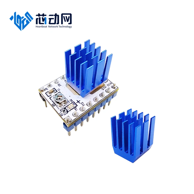 Алюминиевый радиатор для 3D-принтера детали радиатора охлаждения Raspberry Pi TMC2209 A4988