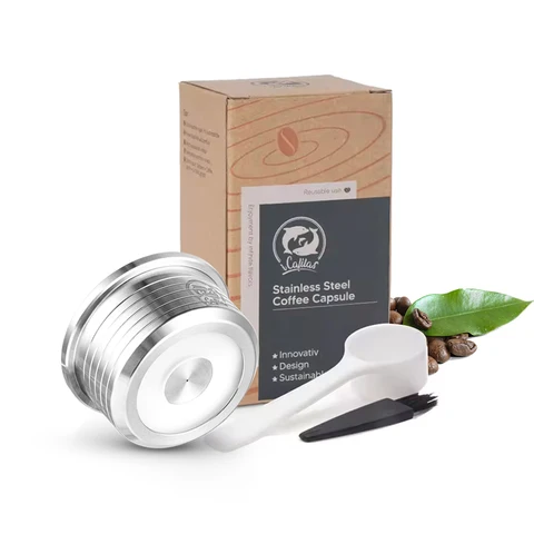 Capsule Reusable for Delta Q NDIQ7323 in Coffee Filters Stainless Steel Reutilizavel  Coffee Capsule for Lavazzaa Point EP MINI