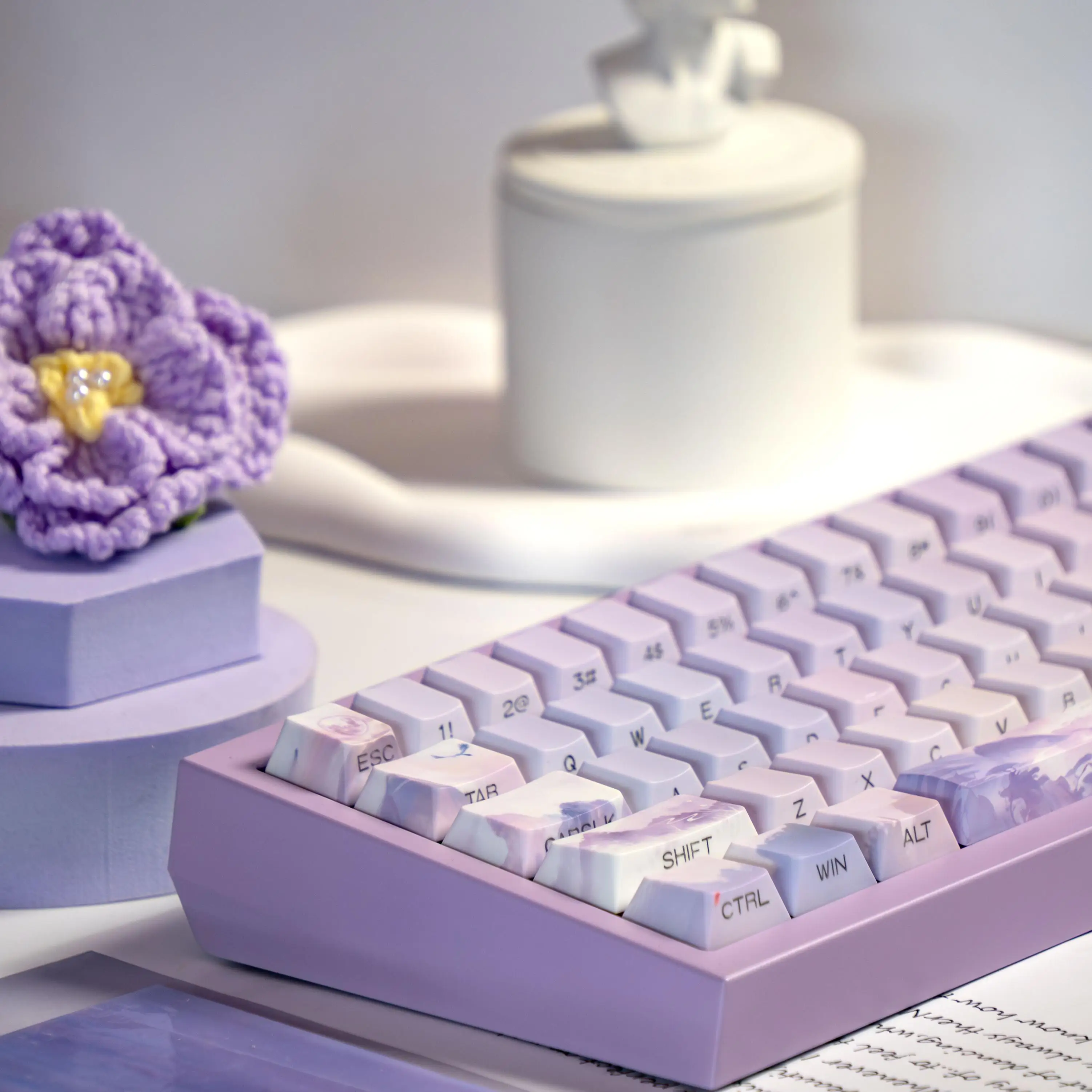 Zishan Sakura механическая клавиатура колпачок из ПБТ пятисторонняя горячая