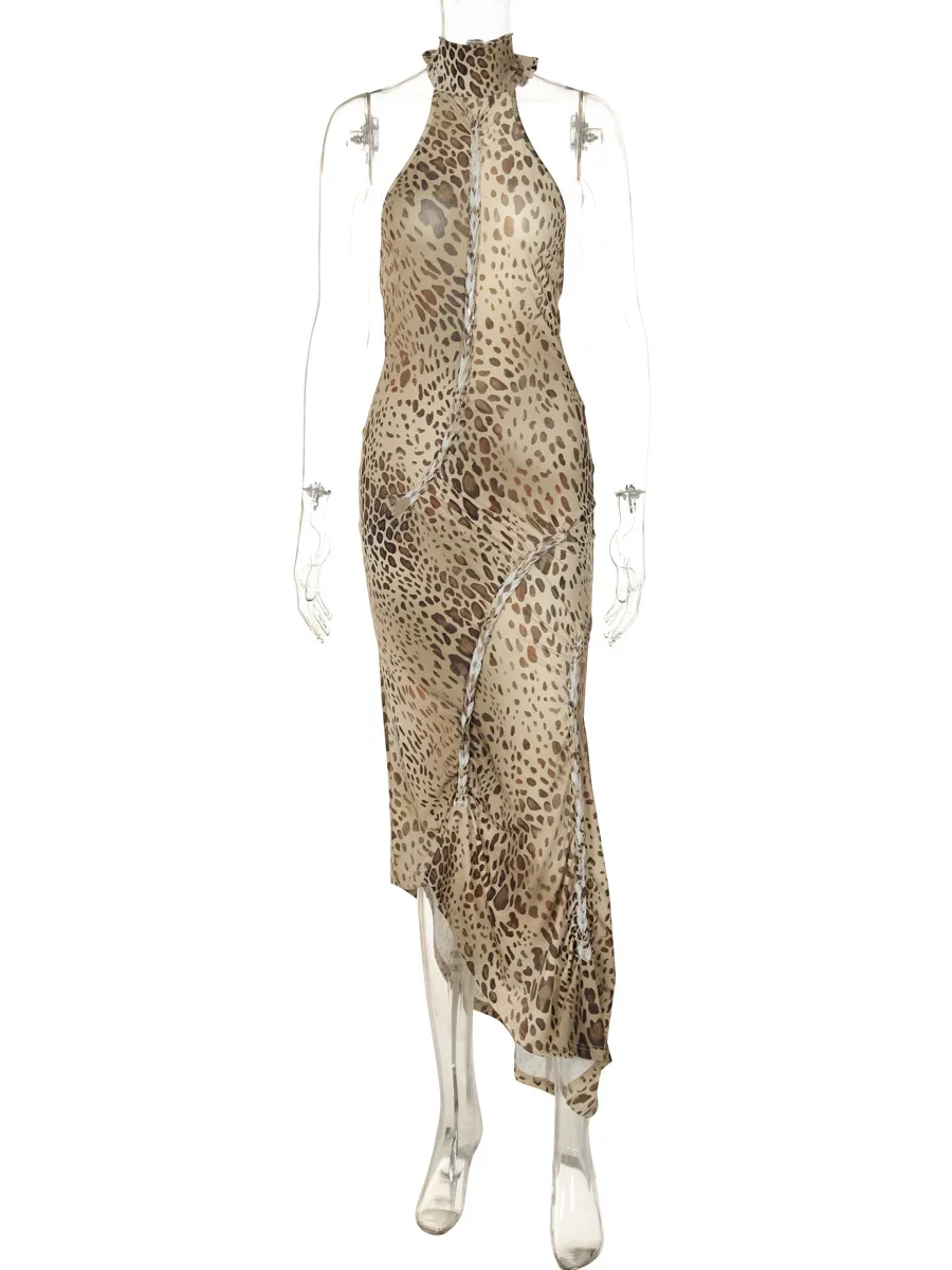 Сексуальные вечерние платья с лямкой на шее и открытой спиной нерегулярные