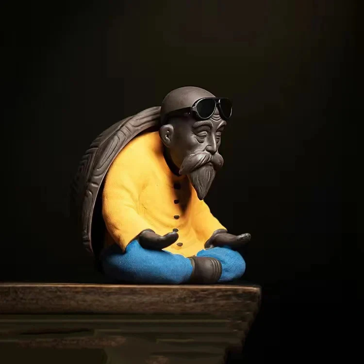 Керамическая черепаха для чайной церемонии