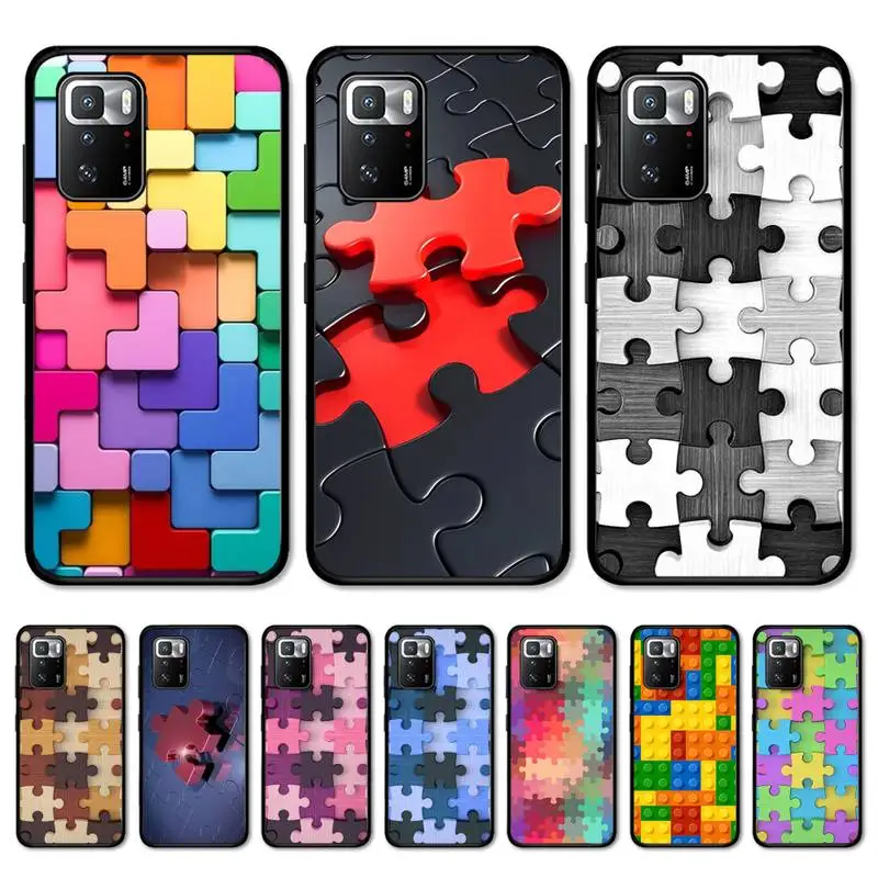 

Color Puzzle Phone Case for Redmi Note 8 7 9 4 6 pro max T X 5A 3 10 lite pro