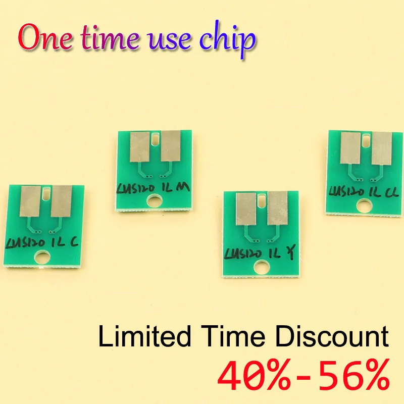 

1000ml Lus 120 single use ic chip for Mimaki JFX200 JFX500 UJF7151 UJF7151 UJF3042 UJF6042 Lus120 1L one time use disposal chip