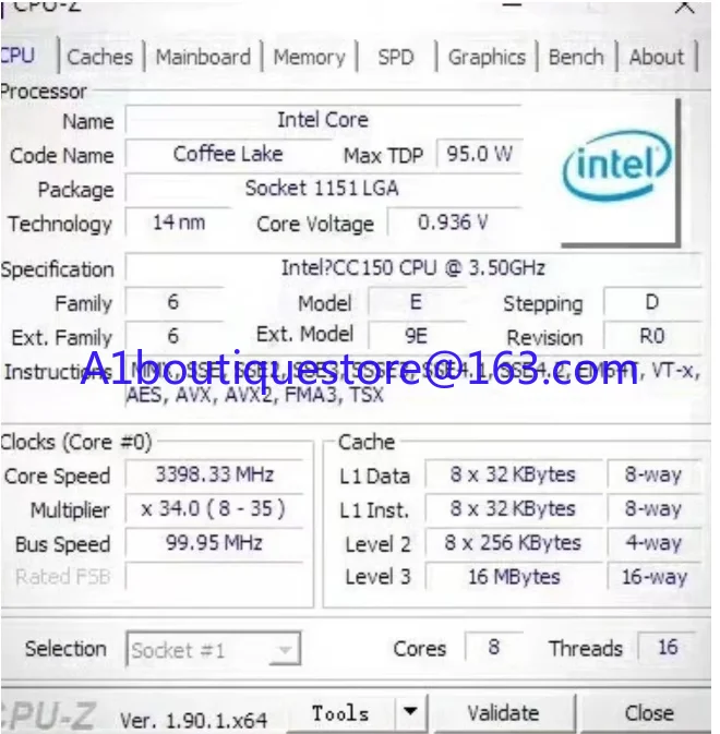 Фото Новый процессор CC150 2278G 2288G 2224 9400f 9700kf 9900K №4