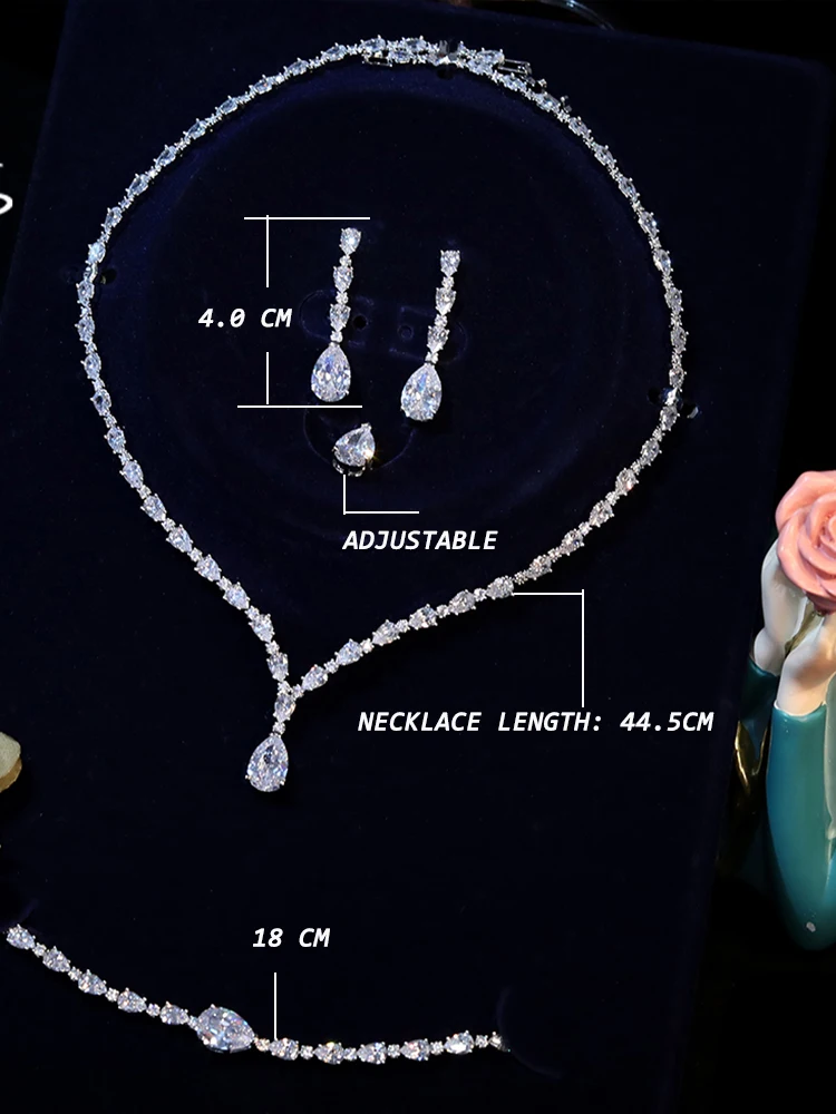 Женское ожерелье с кубическим цирконием ASNORA свадебные ювелирные украшения в