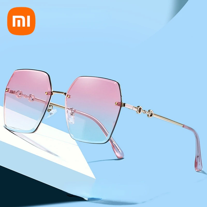 

Xiaomi Rimless Gradient Sunglasses Men Women Personality Fashion Sun Glasses Fit Fishing Outings Goggles Classic Eyewear UV400