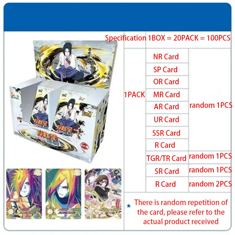 Новая коллекционная карточка KAYOU Naruto настольная игра персонаж аниме двухмерное