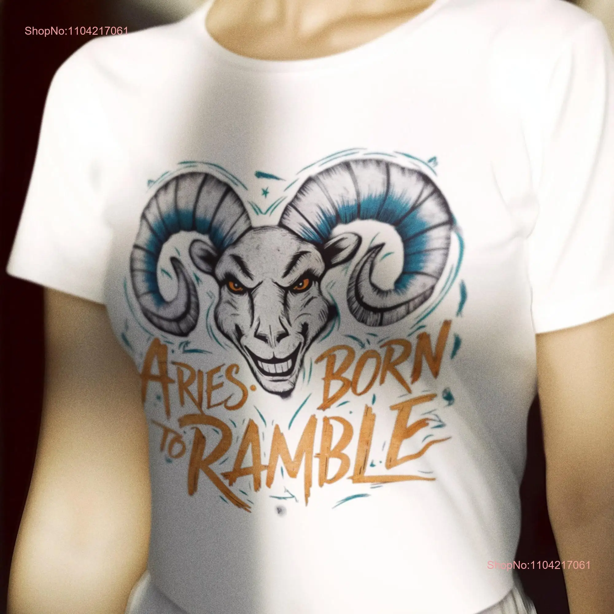 Футболка со знаком зодиака Овен забавный астрологический дизайн баран умный