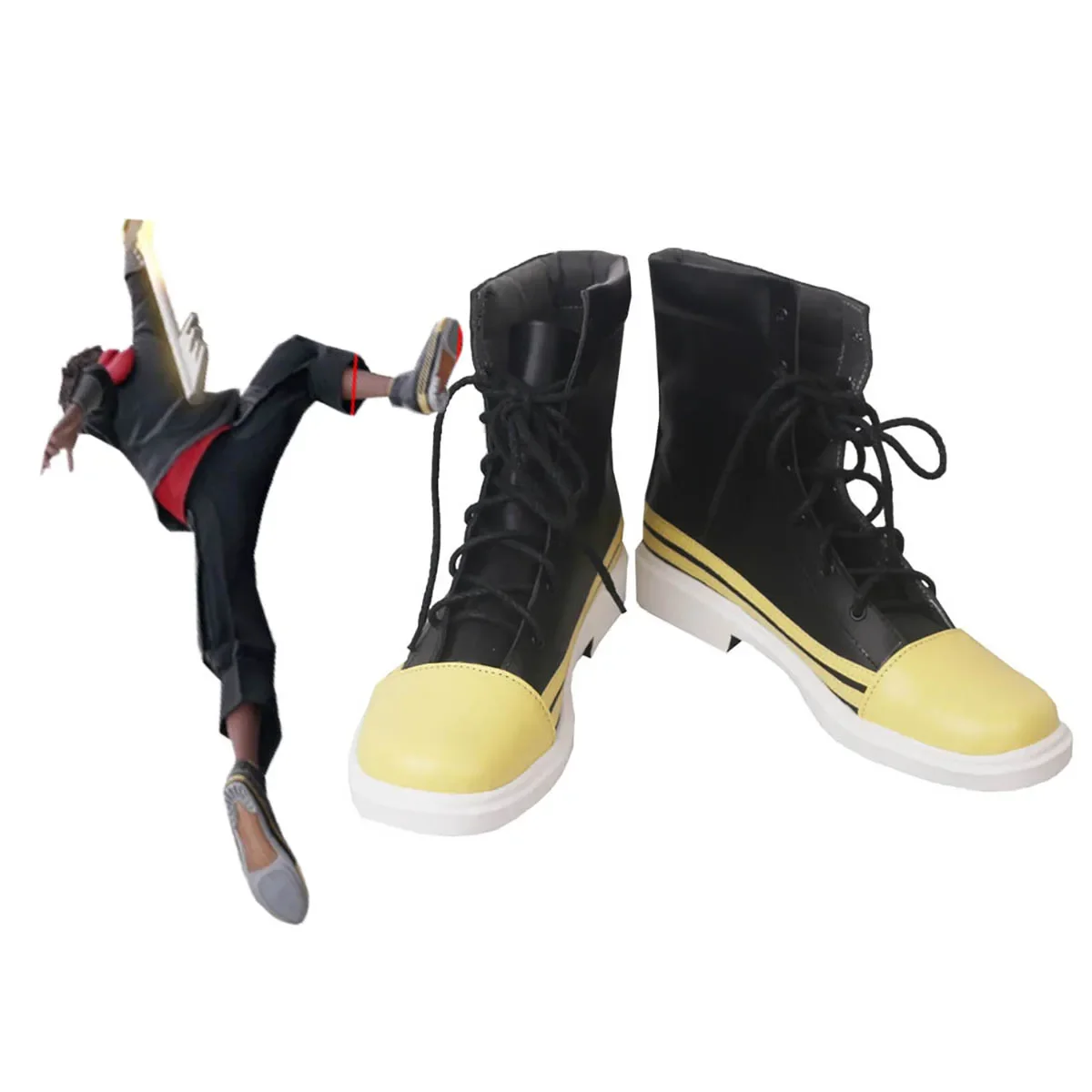 

Kingdom Hearts 4 Sora Cosplay Boots Customized Leather Shoes for Boys and Girls