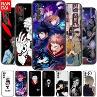 jujutsu kaisen anime phone cover hull for samsung galaxy s6 s7 s8 s9 s10e s20 s21 s5 s30 plus s20 fe 5g lite ultra edge