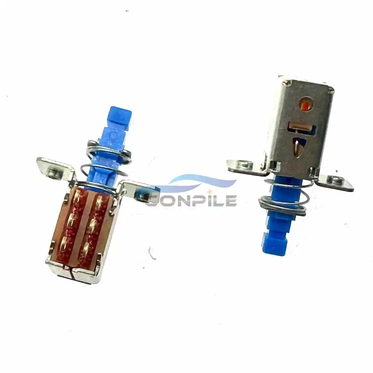 

Original 2pcs for ALPS Self-locking Switch SPPJ225800 Horizontal Push-pull Keys 2 Rows 6pin Wiring Feet