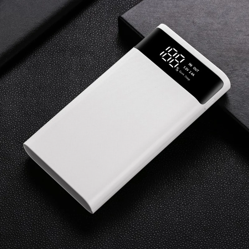 18650 аккумулятор Power Bank Box 5 В 2 1 А ЖК-дисплей 20000 мАч плата питания для 6X18650 DIY Powerbank