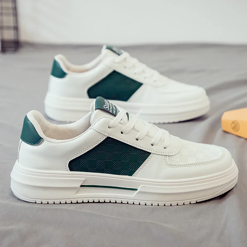 

2023 Spring New Little White Tide Shoes Daddy Men's Shoes All Match Recreational Sports Board Shoes Leather Shoes Sneakers