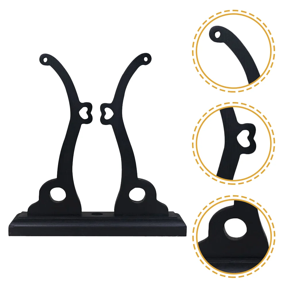 

Fan Holder Display Stand Hand Folding Rack Bracket Chinese Fans Wooden Japanese Bamboo Base Wood Handy Stands Fu Traditional