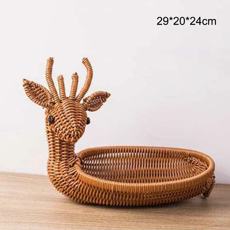 

Корзина для хранения из искусственного ротанга