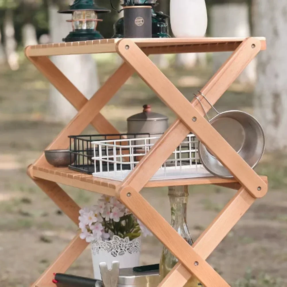 Переносная вешалка для кемпинга цветы