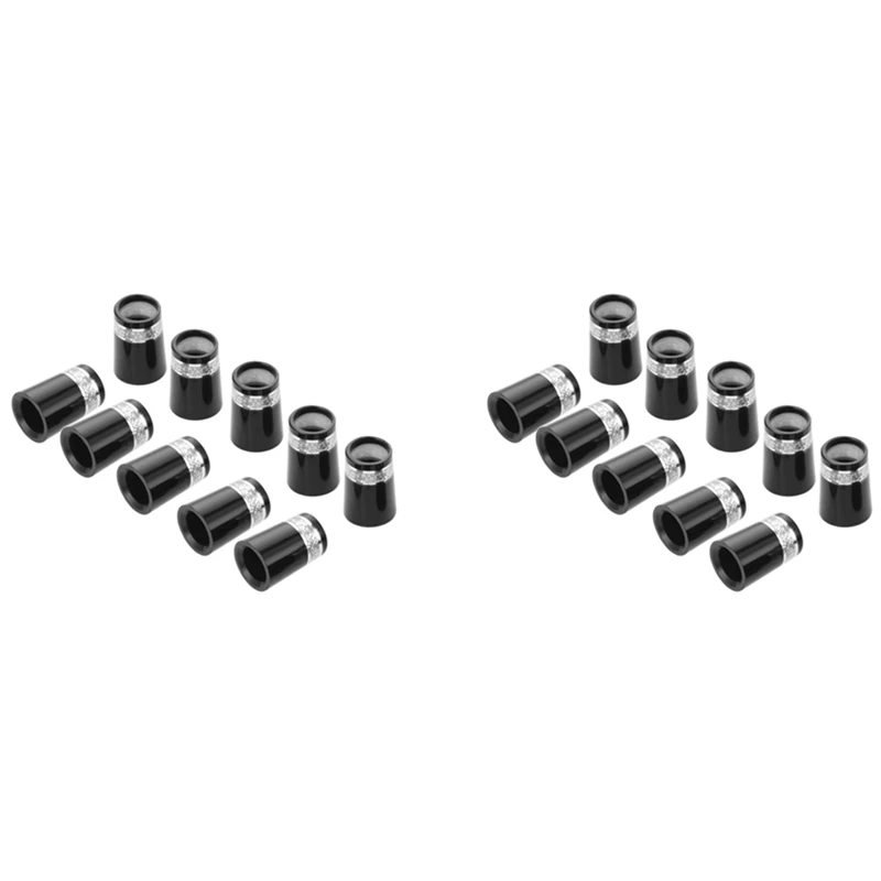 

20 Pcs Golf Sleeve Ferrule For Golf Irons Tip Size 0.370 Plastic Golf Ferrules Club Shafts Accessories,Silver