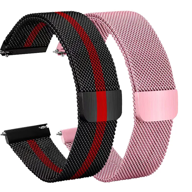 

Bracelet For Garmin Forerunner 265/265S/255S/255/965/158/55/745 Strap Milan Stainless Steel Wristband