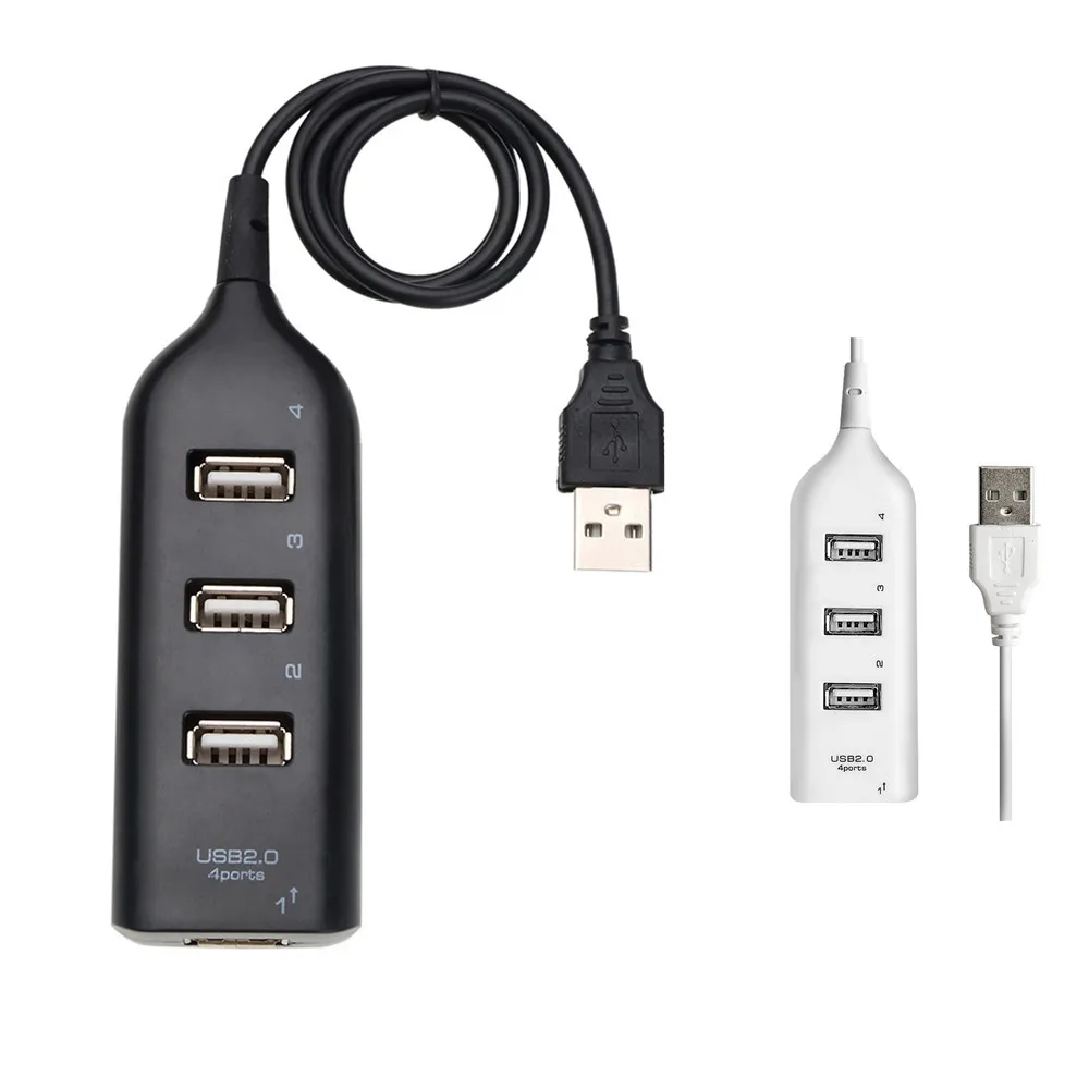 

Mini USB 2.0 Hight Speed 4 Port USB Hub Socket Splitter Adapter For PC Computer Office Home Auto Car Cigarette Lighter Splitter