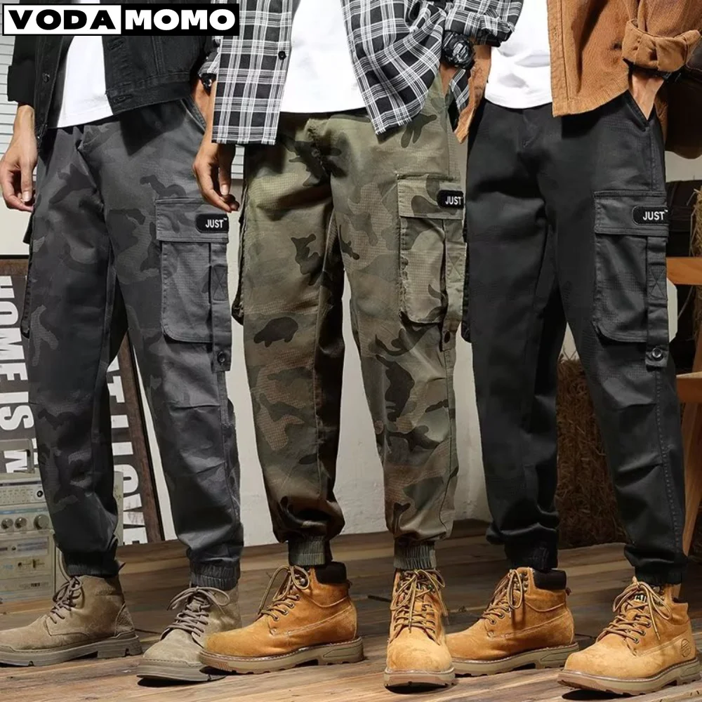 

Streetwear Black Mens Harem Joggers Pants Men Cargo Pants 2023 Hip Hop Casual Pockets Sweatpants Male Oversized Fashion Trousers