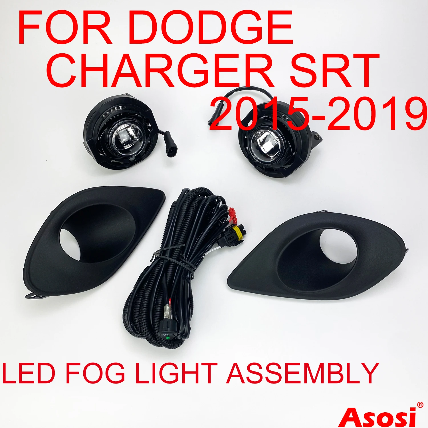 Передний бампер для Dodge Charger 2015 2016 2017 2018 2019 левая и правая сторона с переключателем