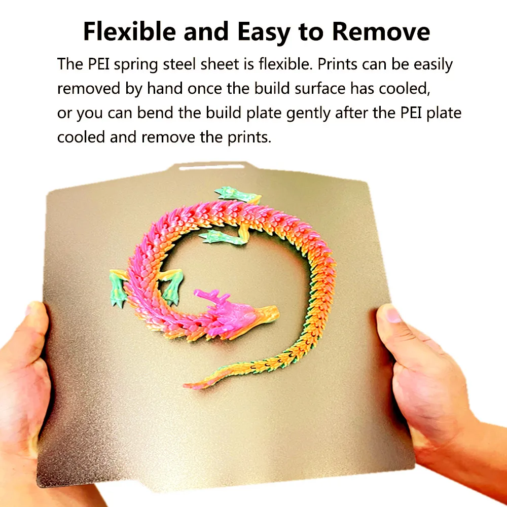 Матовый Лист PEI для Bambu Lab X1C P1S A1 строительная пластина с порошковым покрытием