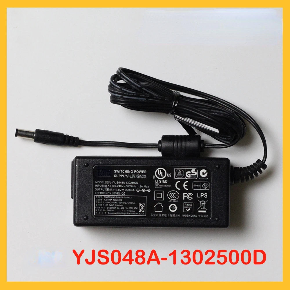 

YJS048A-1302500D Black SWITCHING POWER SUPPLY 13V 2.5A Charger Switch Power Supply Adapters