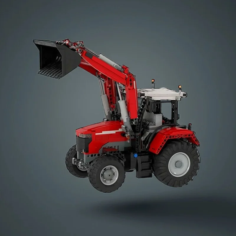 Фото Набор для сборки модели фронтального погрузчика Massey Ferguson 7700S (1324 детали), конструктор MOC, подарок на день рождения №1