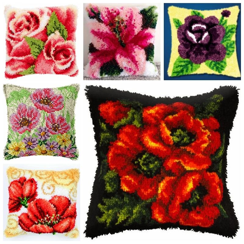 

Серия цветов, серия, сегментная вышивка, подушка, цветы, трава, грубая шерсть, вышивка крестиком, 3D набор крючков с защелкой, ковер, вышивка своими руками