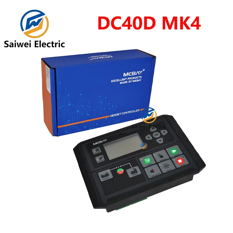 Контроллер для дизельного генератора контроллер остановки запуска бензина DC40D MK4