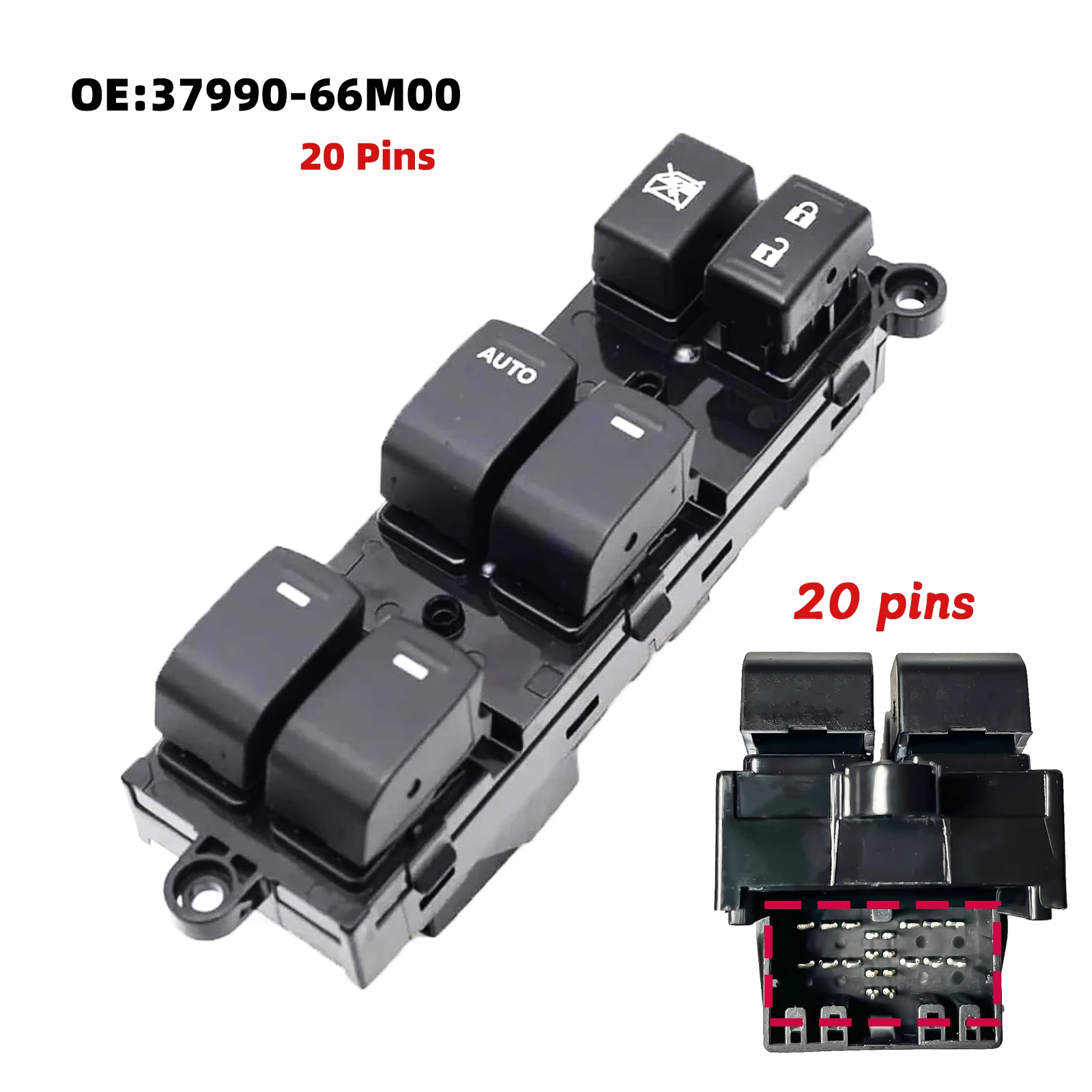 37990-66M00 Переключатель управления стеклоподъемником для Suzuki Vitara S-Cross SX4 Автомобильный переключатель стеклоподъемника OE 37990-56P00