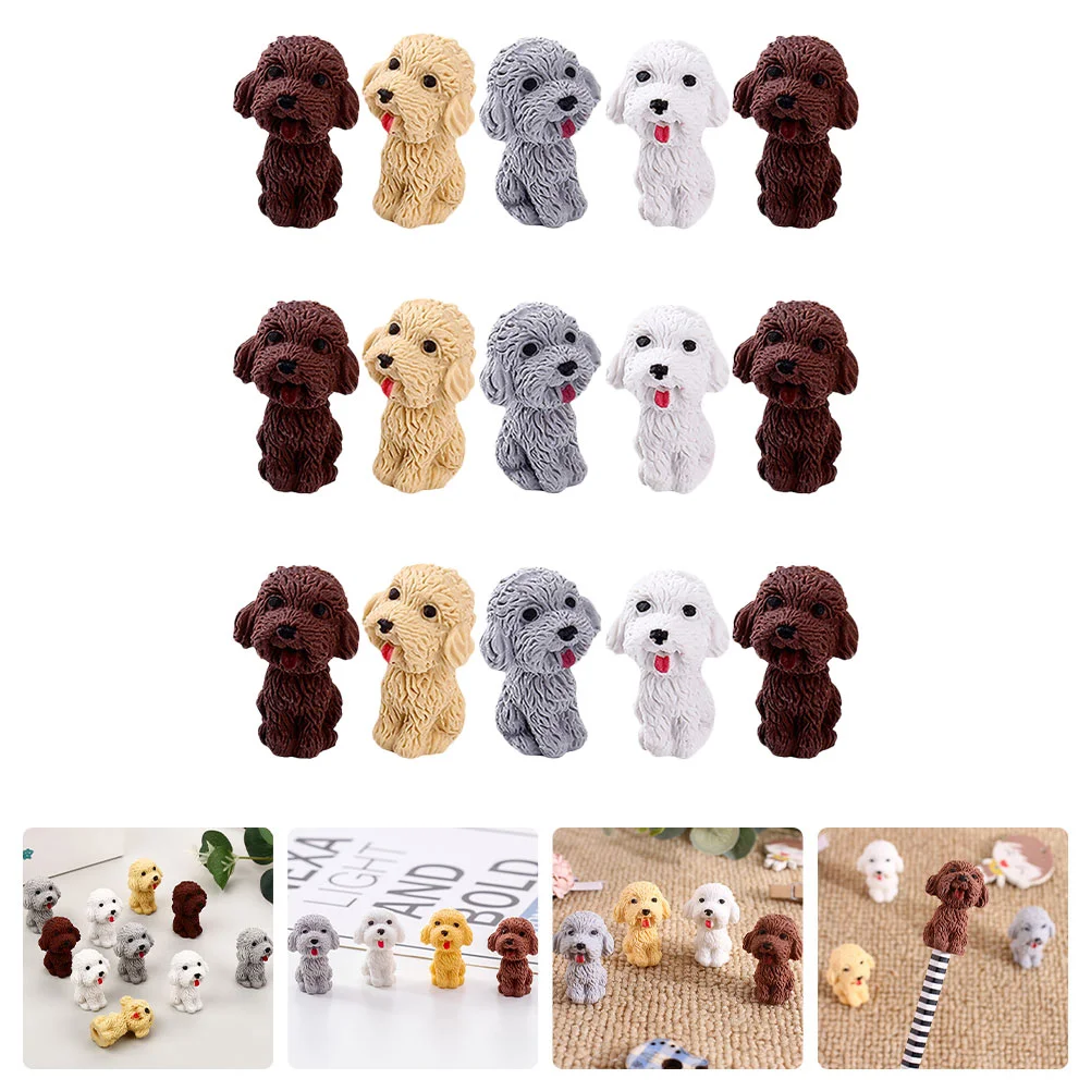 

Eraser Erasers Animal Cartoon Dog Reward Rubber Decorative Christmas Classroom Lovelygiftfor Puppy 3D Minidelicate Kid Filler