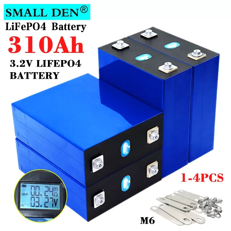 

NEW 3.2V 310Ah Lifepo4 rechargeable battery 3C Lithium Iron Phosphate DIY12V 24V Solar storage car RV Inverter Tax Free